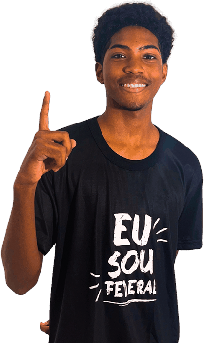 Aluno João Gabriel aprovado no Instituto Federal