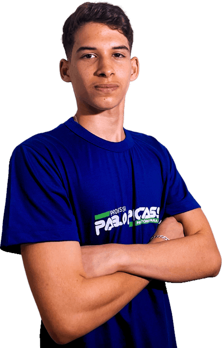 Aluno Lucas Militão aprovado no Instituto Federal