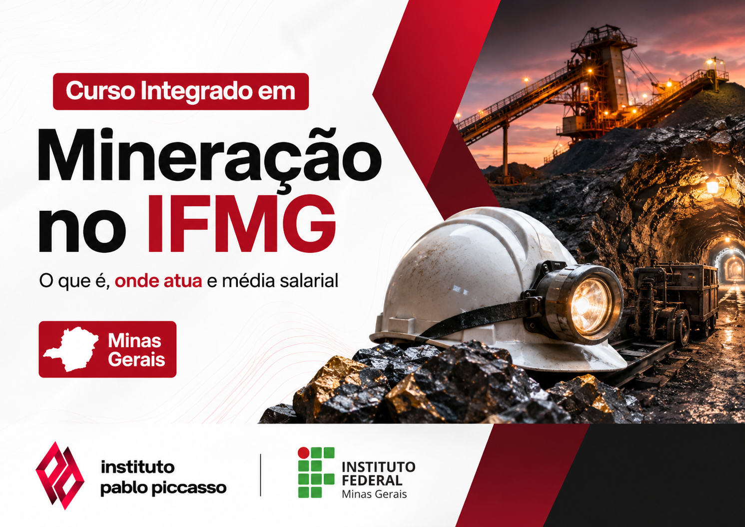 Curso Técnico Integrado em Mineração no IFMG: o que é, o que faz, onde atua e média salarial