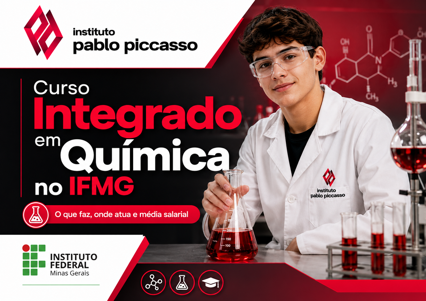 Curso Técnico Integrado em Química no IFMG: o que é, o que faz, onde atua e média salarial