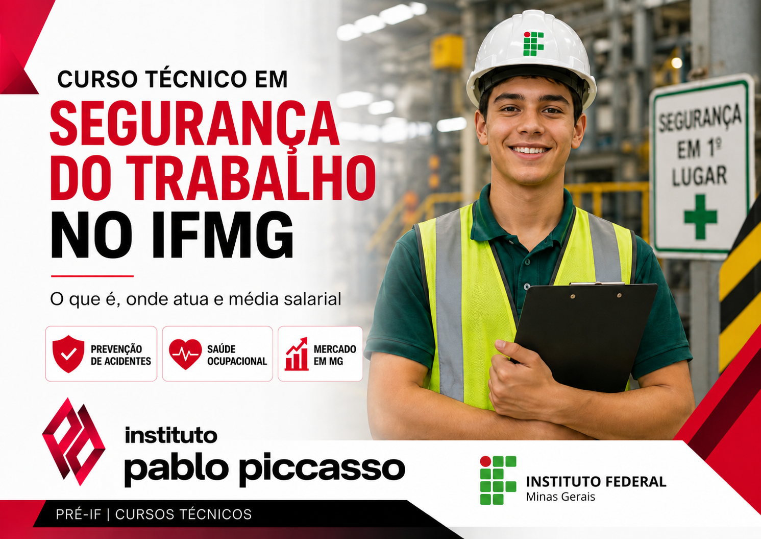 Curso Técnico Integrado em Segurança do Trabalho no IFMG: o que é, o que faz, onde atua e média salarial