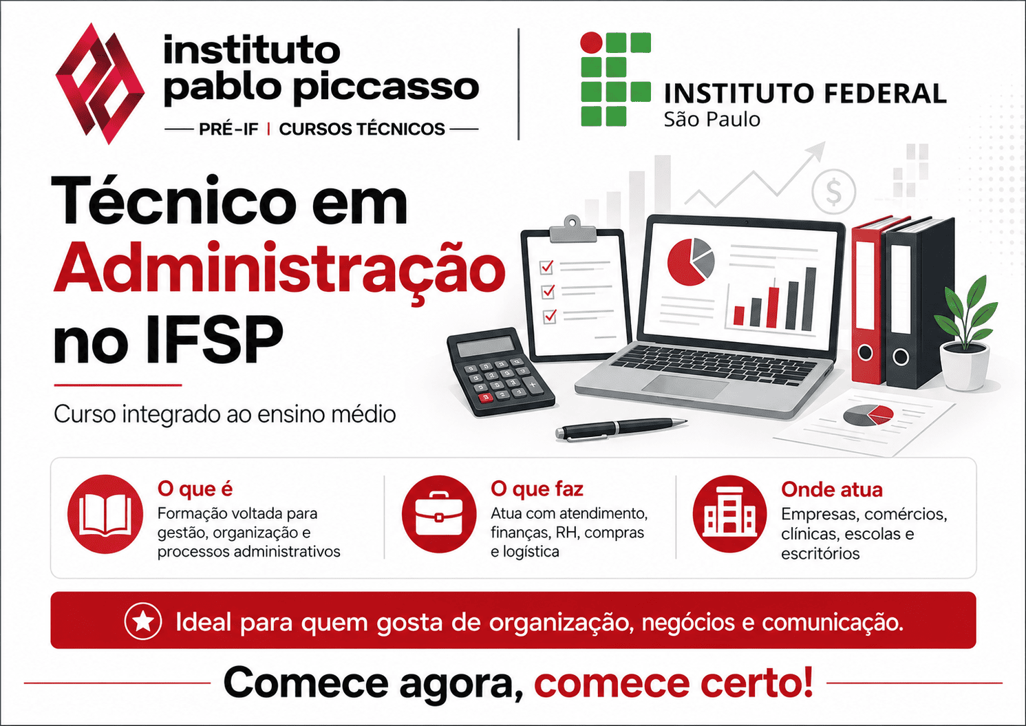 Curso Técnico em Administração integrado ao ensino médio no IFSP