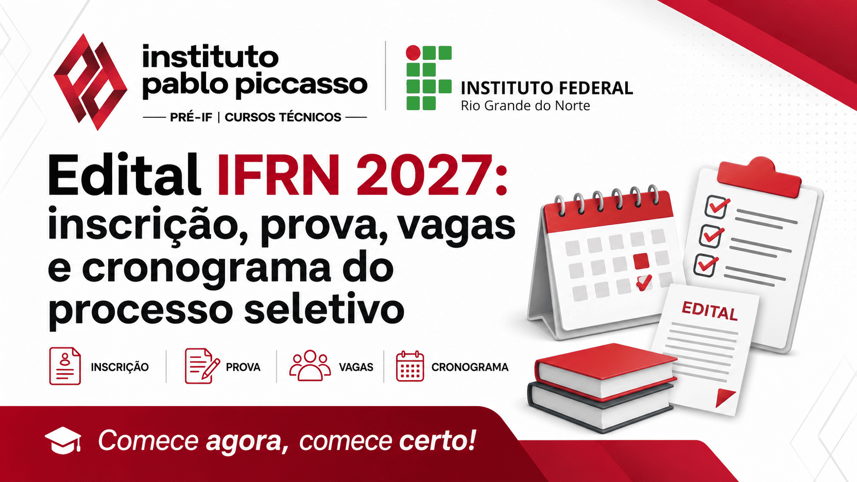 Edital IFRN 2027: inscrição, prova, vagas e cronograma do processo seletivo
