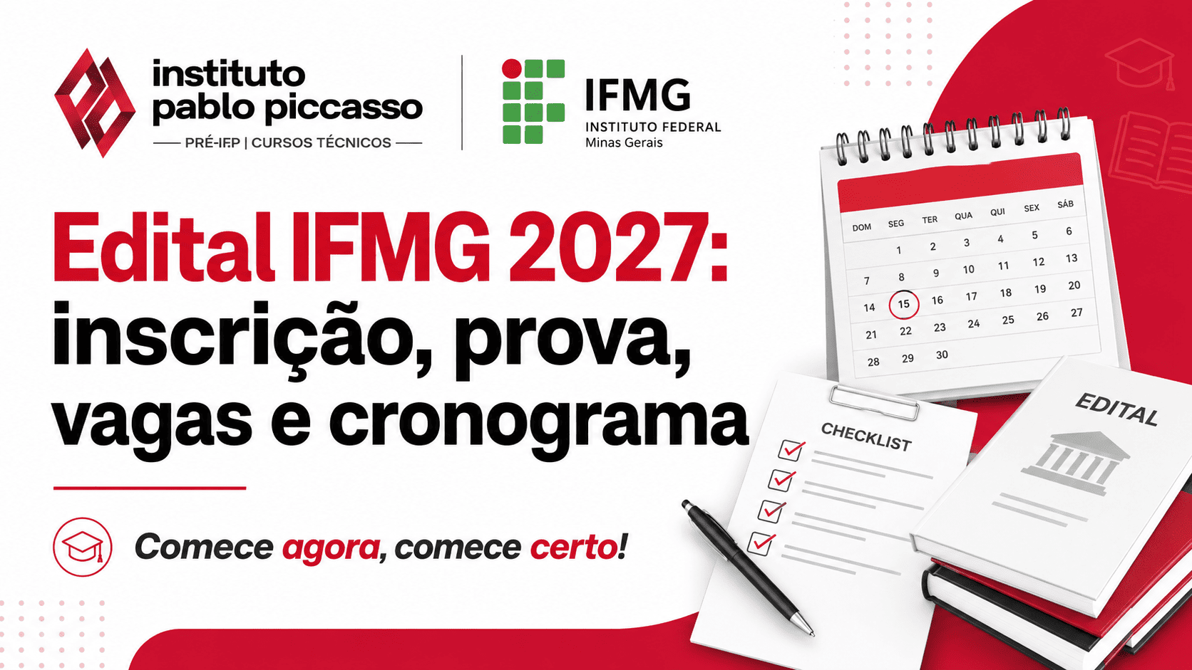 Edital IFMG 2027: inscrição, prova, vagas e cronograma
