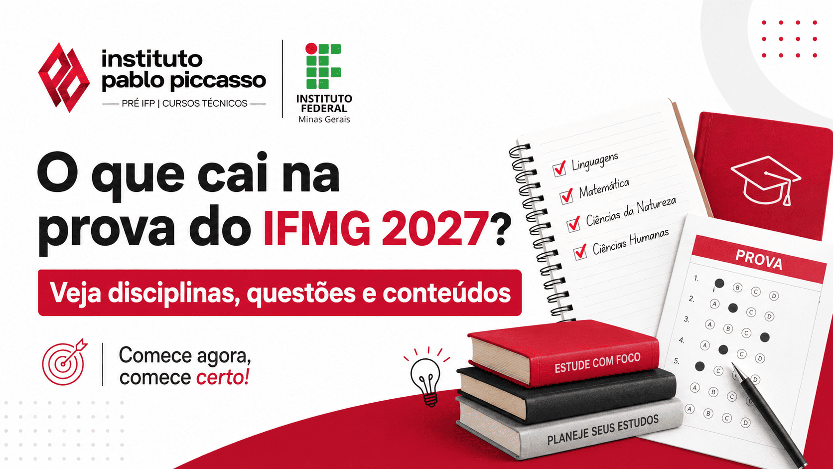 O que cai na prova do IFMG 2027?
