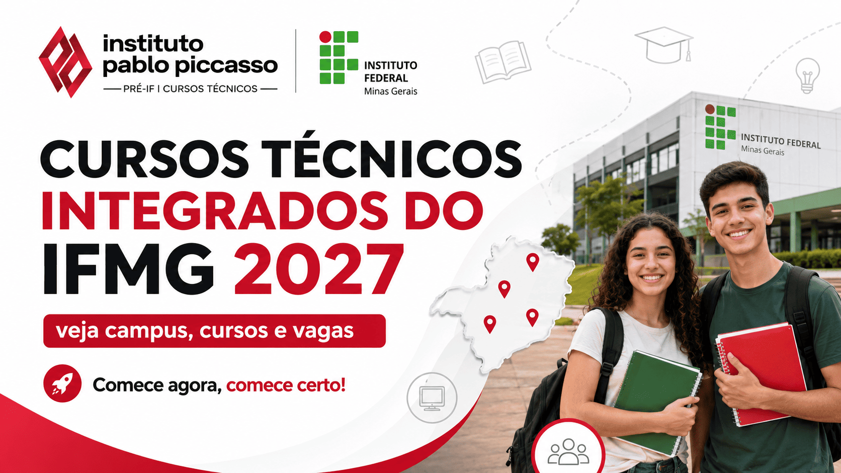 Cursos técnicos integrados do IFMG 2027