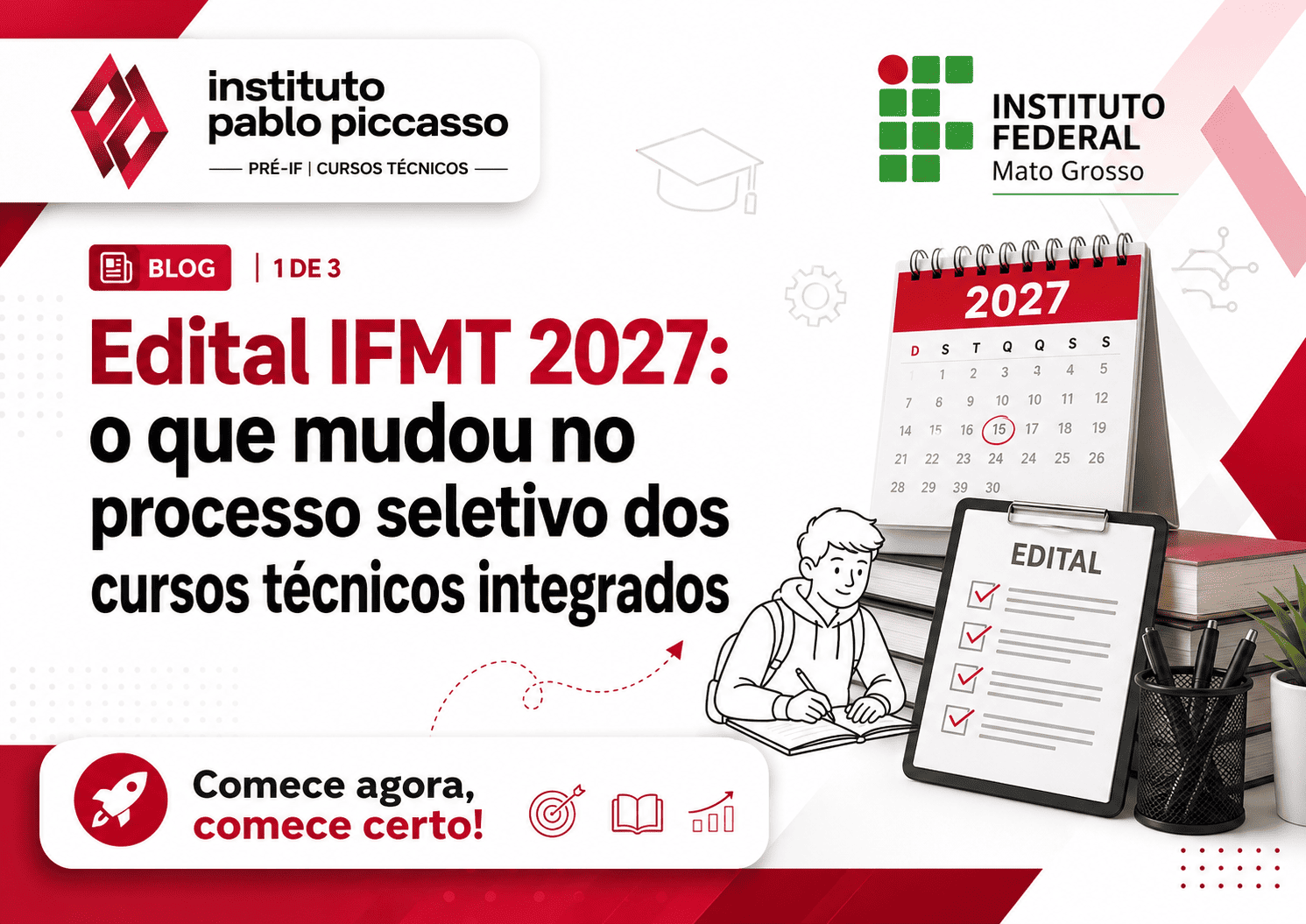 Edital IFMT 2027: inscrição, prova, vagas e cronograma