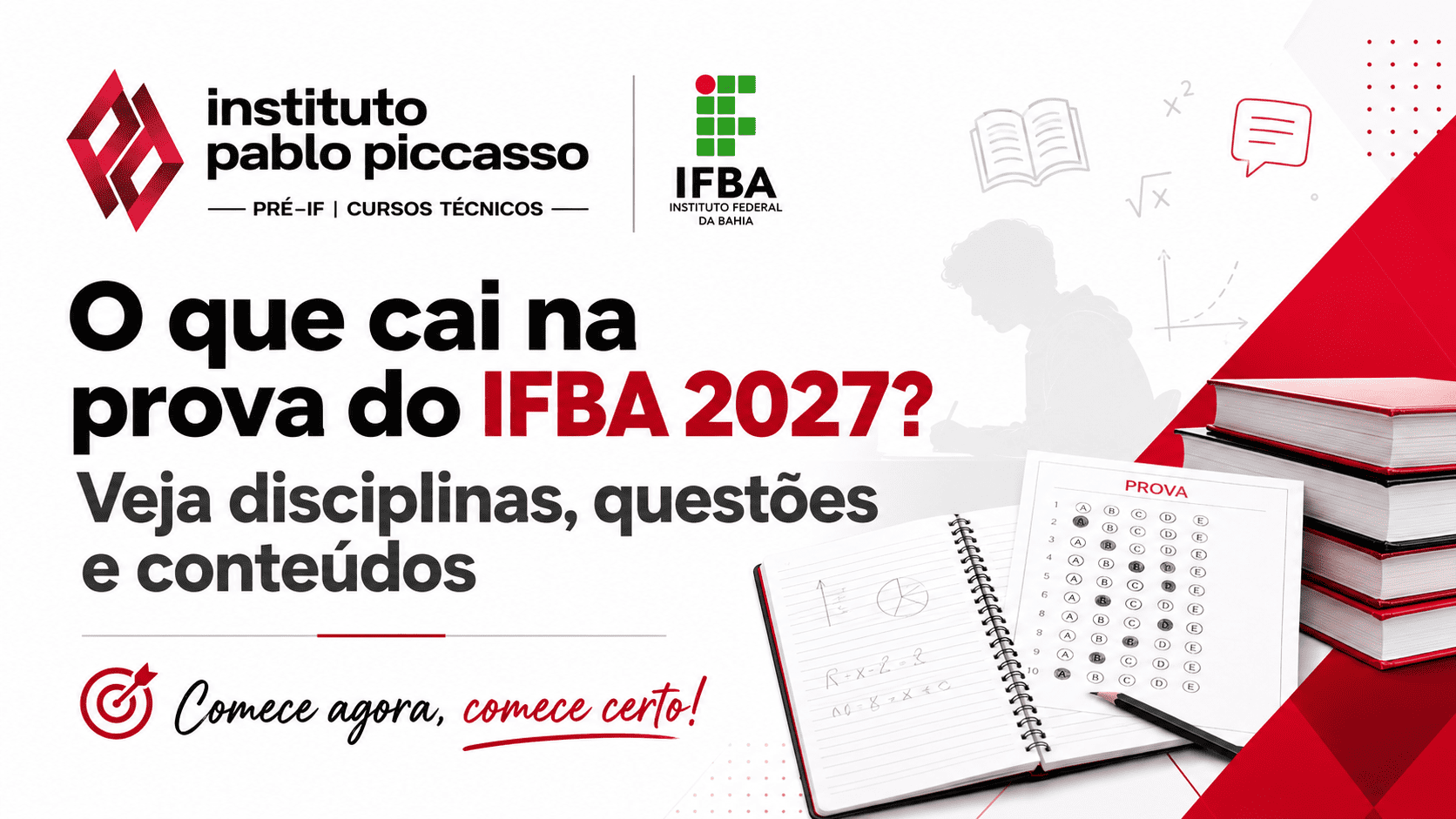 O que cai na prova do IFBA 2027?
