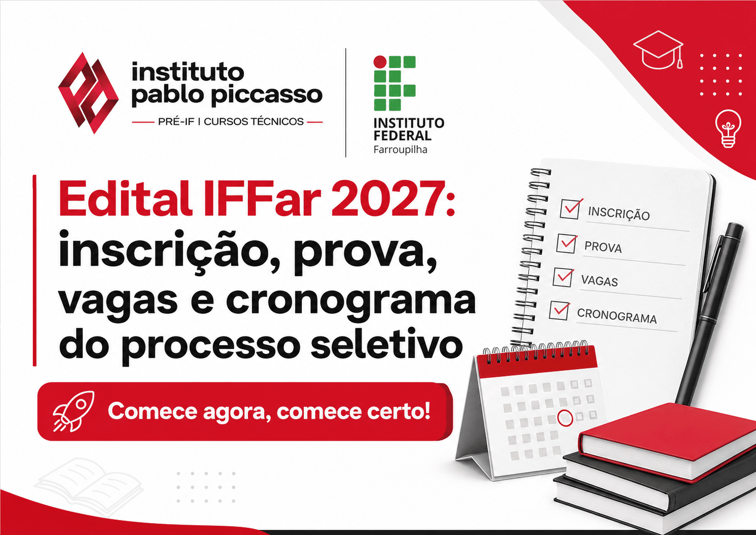 Edital IFFar 2027: inscrição, prova, vagas e cronograma