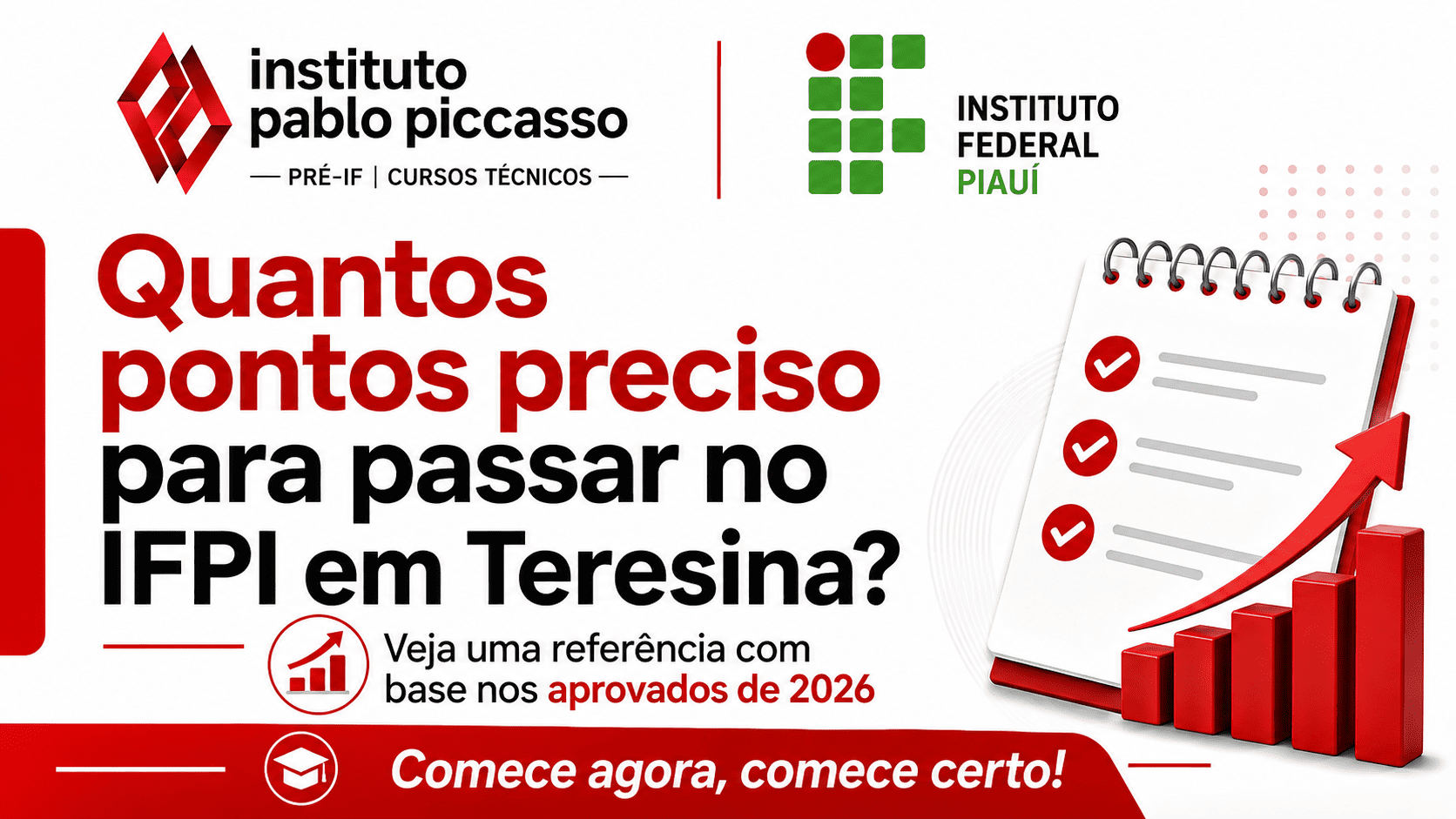 Quantos pontos preciso fazer para passar no IFPI em Teresina?