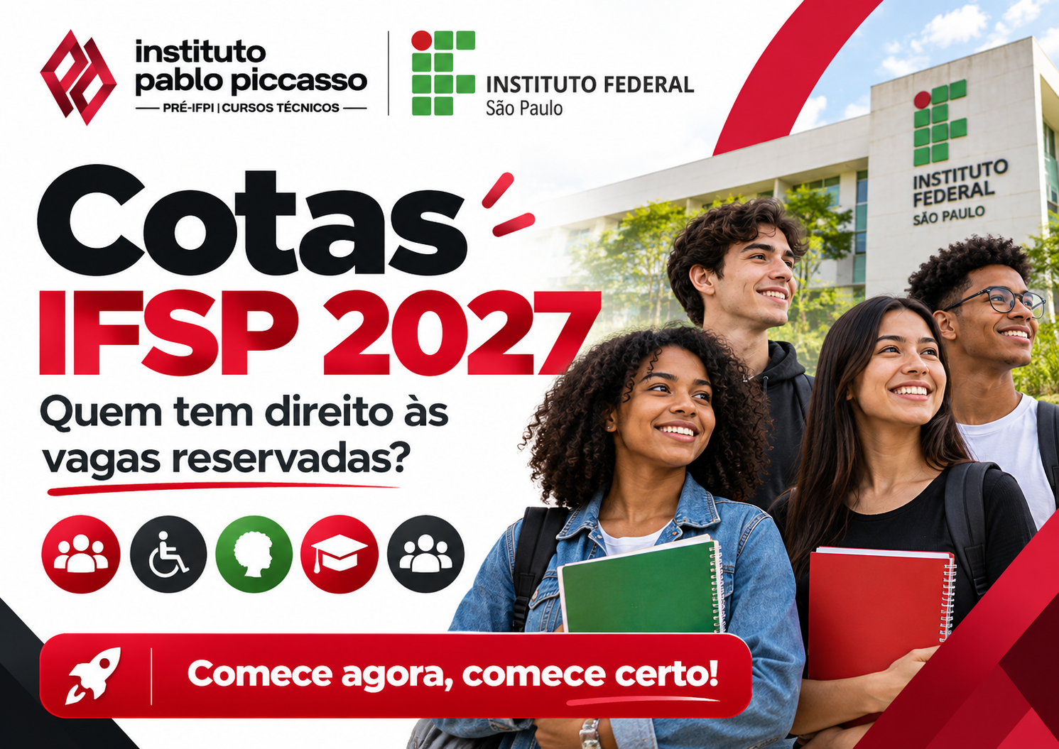 Cotas IFSP 2027: quem tem direito às vagas reservadas?
