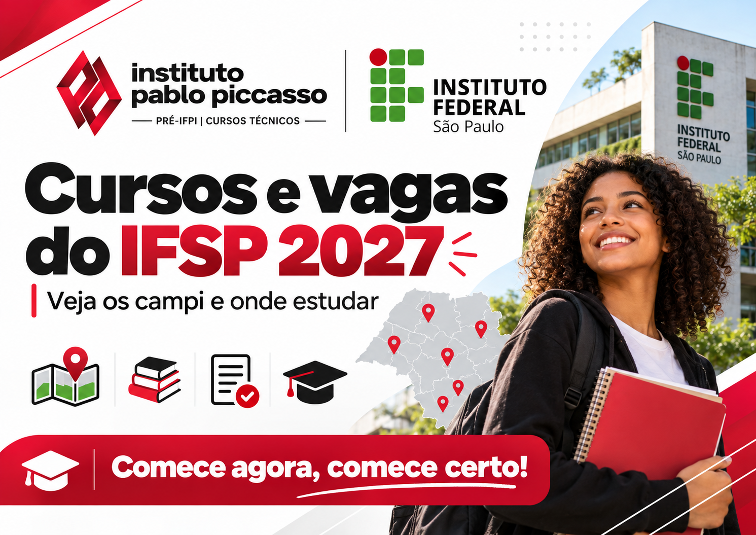 Cursos e vagas do IFSP 2027: veja os campi e onde estudar
