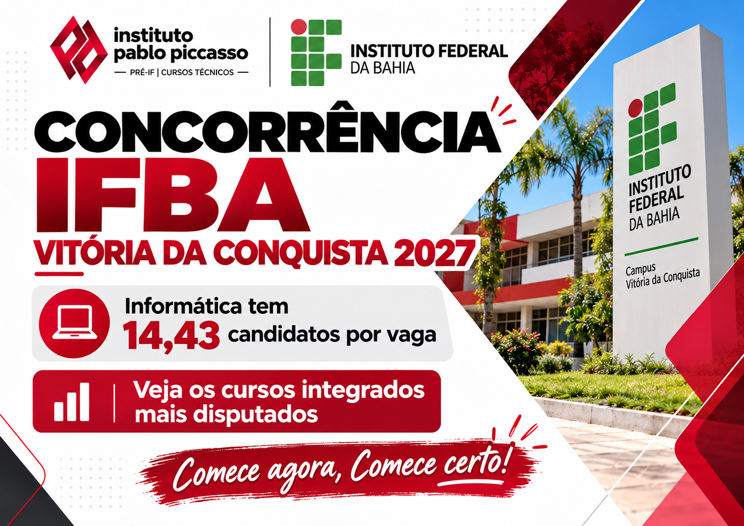 Concorrência IFBA Vitória da Conquista 2027